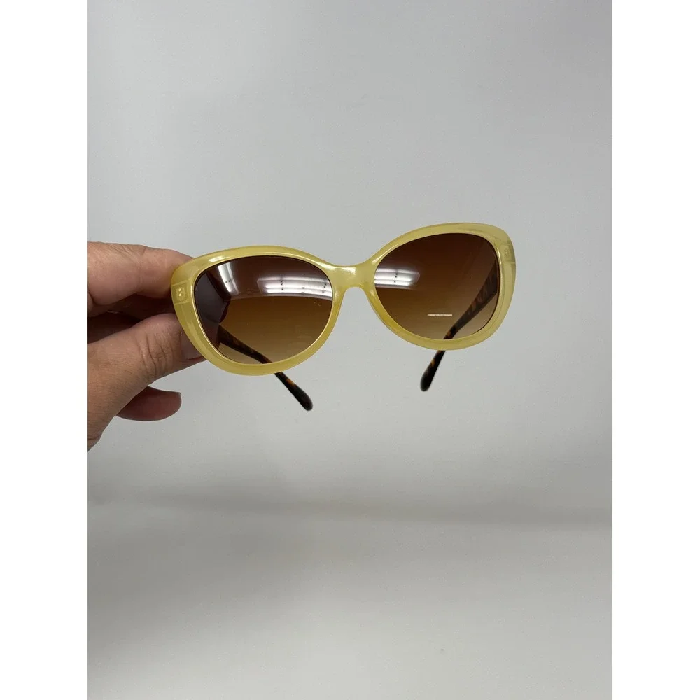 ICU Eyewear Yellow Cat Eye Sunglasses Brown Gradient Tortoiseshell frame only
